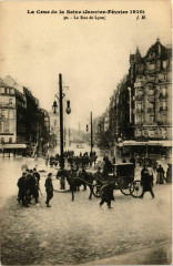 La Crue de la Seine (Janvier-Février 1910) - La Rue de Lyon à Paris 12e