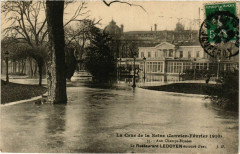 Paris La Crue de la Seine 1910 Aux Champs-Elysées Restaurant à Paris
