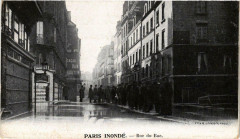 Paris Inonde 1910 Rue du Bac à Paris