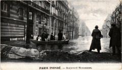 Paris Inonde Boulevard Haussmann à Paris