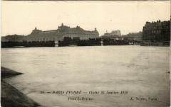 Paris Inonde 56 Pont Solferino à Paris