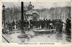 Paris Inonde Place de la Concorde à Paris