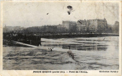 Paris Inonde Pont de l'Alma à Paris