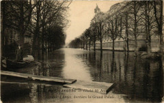 Paris Inonde 1910 Avenue d'Antin Grand Plais à Paris