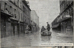 Paris Inondations 1910 Rue Surcouf à Paris