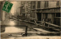 Paris Inondations 1910 Rue des Ursins à Paris