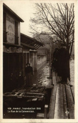 Paris Inondations 1910 Rue de la Convention à Paris