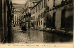 Paris Inondations 1910 Rue de Lille à Paris