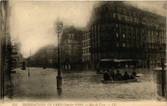 Paris Inondations 1910 Rue de Lyon à Paris