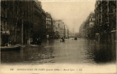 Paris Inondations 1910 Rue de Lyon à Paris