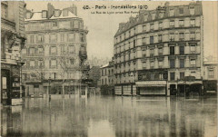 Paris Inondations 1910 Rue de Lyon prise Rue Parrot à Paris