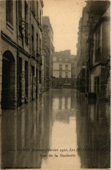 Paris Inondations 1910 Rue de la Bucherie à Paris