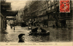 Paris Inondations 1910 Fb Saint-Antoine à Paris