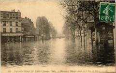 Paris Inondations 1910 Bd Diderot Rue de Bercy à Paris