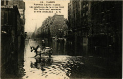 Paris Inondations 1910 Avenue de Ledru-Rollin à Paris