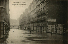 Paris Crue de la Seine 1910 Rue Traversiere à Paris