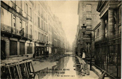 Paris Crue de la Seine 1910 Rue Jacob à Paris