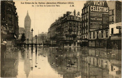 La Crue de la Seine (Janvier-Février 1910) - La Rue de Lyon sous l'eau à Paris 12e