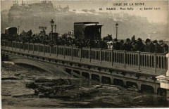 Paris Crue de la Seine 1910 Pont Sully à Paris