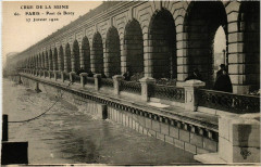 Paris Crue de la Seine 1910 Pont de Bercy à Paris