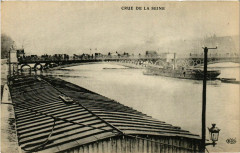 Carte postale ancienne Paris Crue de la Seine 1910
                                                                     à Paris
                                