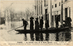 La Grande Crue de la Seine 155 Quartier de l'Alma