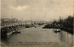 La Grande Crue de la Seine 47 barriques de vin Port Saint-Bernard