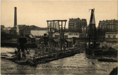 La Grande Crue de la Seine 186 Les Travaux sous-marins. Metro -
													75 Paris
												