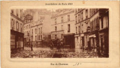 Inondations de Paris Rue de Charonne à Paris