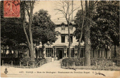 Carte postale ancienne Bois de Boulogne - Restaurant du Pavillon Royal
                                                                     à Paris 16e
                                