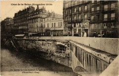 Crue de la Seine On bouche les baies. Ligne d'Austerlitz