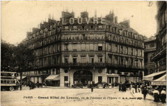 Paris (1e) Grand Hotel du Louvre. vu de l'Avenue de l'Opera -
																					75001 Paris 1er
																			