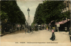 Paris 9e Boulevard des Capucines Cafe Americain ed. E.L.D à Paris 9e