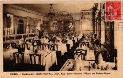 Paris (1e) 202 Rue Saint-Honore. Restaurant Leon Royal à Paris 1er