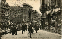 Paris 10e La Porte Saint-Denis vue de la rue de la Lune ed. C.M à Paris 10e