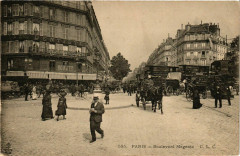 Carte postale ancienne Paris 2e Boulevard Magenta ed. J.L.C
                                                                     à Paris 2e
                                