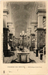Paris (7e) Chambre des Deputes Bibliotheque à Paris 7e