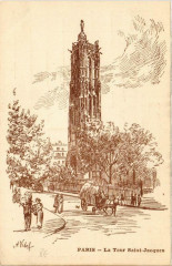 Paris (4e) La Tour Saint-Jacques -
																					75004 Paris 4e
																			