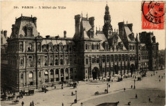 Paris (4e) L'Hotel de Ville à Paris 4e