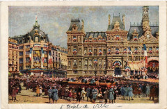Carte postale ancienne Paris (4e) Grand Bazar de l'Hotel de Ville
                                                                     à Paris 4e
                                