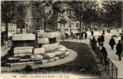 Paris (4e) Les Ruines de la Bastille à Paris 4e