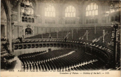 Carte postale ancienne Palais du Trocadéro - La Salle des Fêtes
                                                                     à Paris 16e
                                