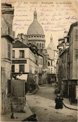 Carte postale ancienne Montmartre - Le Sacré-Coeur
                                                                     à Paris 18e
                                