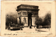 Paris (8e) Arc de Triomphe. de l'Etoile à Paris 8e