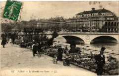 Paris (4e) Le Marché aux Fleurs à Paris 4e