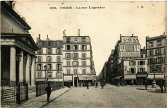 La rue Legendre à Paris 17e