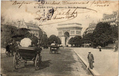 Avenue du Bois de Boulogne à Paris 16e