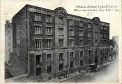 Carte postale ancienne Librairie Arthème Fayard et Cie
                                                                     à Paris 14e
                                