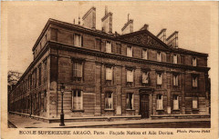 Ecole Supérieure Arago, Paris - Façade Nation et Aile Dorian à Paris 12e