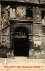 Paris (10e) Maison d'Arret de Saint-Lazare pour femmes. premiere cour à Paris 10e